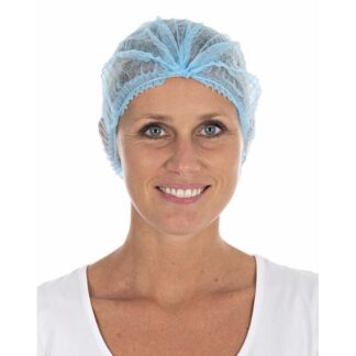 Engangs hårnet, Mop-Cap 60cm, Non-woven, blå, pakke a 1000 stk