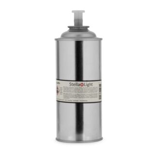 Lampeolie refill, Parafin, aluminium, 12 hours, karton a 12 stk, For outdoor torch