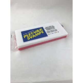 Skuresvamp, Spot remover melamin, hvid, 60mmx110mm x 30mm, pakke a 4 stk