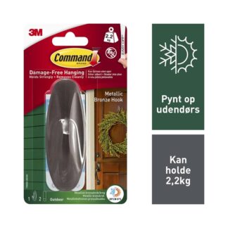 Command, 3M Command, 1708BZ, bronze, kasse a 4 pakker