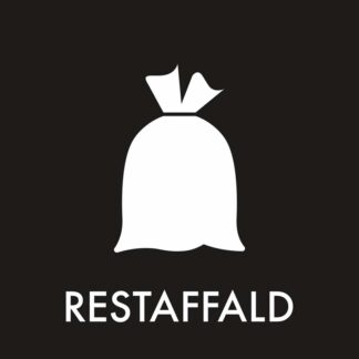 Etiket, Restaffald, 82x120mm, hvid