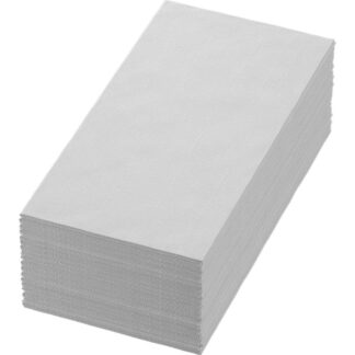 Middagsserviet, Duni, Dunisoft, 1/8-fold, tissue, Nordic Swan Ecolabel, hvid, 400mmx400mm, pakke a 60 stk