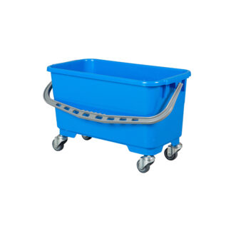 Rengøringsvogne, Bucket with whell 22L, blå, 270mmx540mm x 270mm