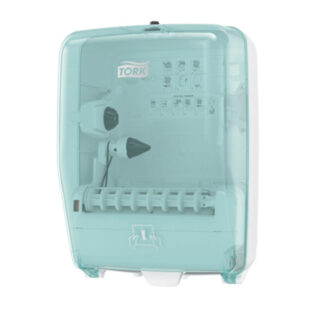 Papirhåndklæde dispenser, Tork, W6, Performance, hvid