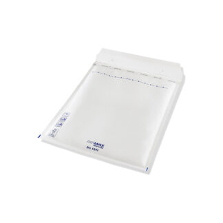 Boblepose, 18/H, 290 x 370 mm, indre dim: 360 x 270 mm, Kort side åben, peel&seel, Skræl og forsegl, hvid, vægt: 0.063 kg, pakke a 100 stk, palle 16 pakker, FSC Mix Credit