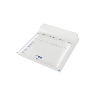 Boblepose, CD, 200 x 175 mm, indre dim: 165 x 180 mm, Kort side åben, peel&seel, Skræl og forsegl, hvid, vægt: 0.020 kg, pakke a 100 stk, palle 40 pakker, FSC Mix Credit