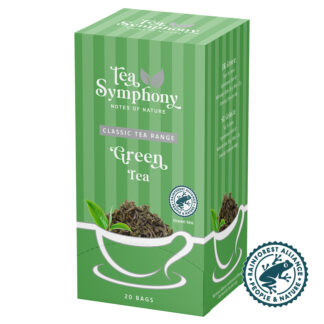 Te, Symphony, Grøn tea, pakke a 20 stk