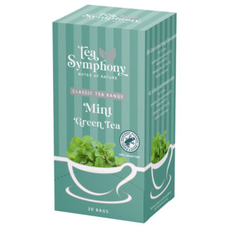 Te, Symphony, Grøn tea mint, pakke a 20 stk