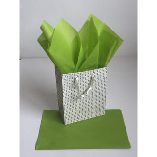 Silkepapir, 17 g/m2, 500 x 750 mm, grøn, silkepapir, pakke a 480 ark