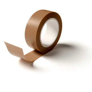 Pakketape, 50 mm x 66.00 m, 35 µm, kernediameter: 76 mm, Rulle, PP, Solvent, brun, kasse a 36 ruller