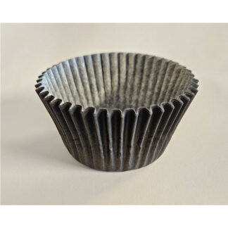 Muffin form, Rund, højde 35 mm, indvendig diameter 50.0 mm, Pergamentpapir, 70 g/m2, sort, pakke a 1000 stk, Cup Cakes, Fødevaregodkendt