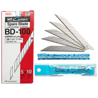 Reserveklinger, NT Cutter, 9x72mm, metallic, Segmented 30 degree, pakke a 10 stk
