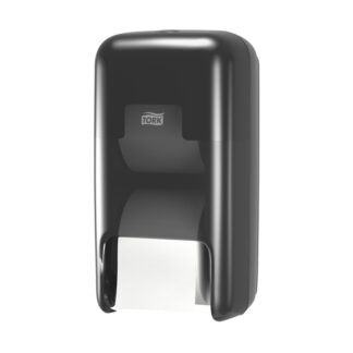 Toiletpapirdispenser ruller, Tork, T7, Optiserve 2 rolls, sort