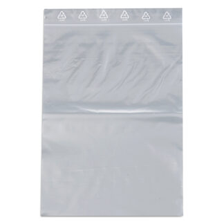 Lynlåspose, 50 µm, 160 x 220 mm, LD-PE, transparent, Uden tryk, Lynlåslukning, karton a 4 x 1000 stk, pakke a 1000 stk, palle a 120000 stk, Fødevaregodkendt