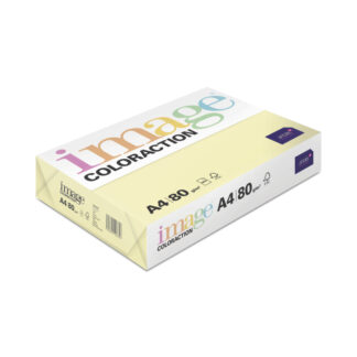 Image, Coloraction, Ørken/bleggul, Kopipapir, træfri ECF, 80g/m2, 210mm, x 297mm, A4, Smal bane, pakke a 500 ark, FSC Mix Credit EU-miljømærke