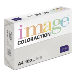 Image, Coloraction, Iceland/mid grey, Kopipapir, træfri ECF, 160g/m2, 210mm, x 297mm, A4, Smal bane, pakke a 250 ark, FSC Mix Credit