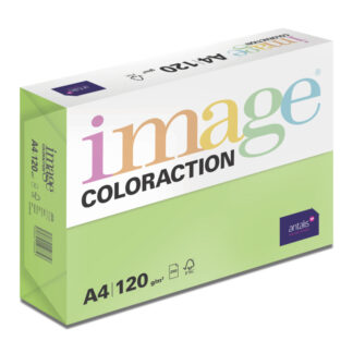 Image, Coloraction, Java/Dark Green, Kopipapir, træfri ECF, 120g/m2, 210mm, x 297mm, A4, Smal bane, pakke a 250 ark, FSC Mix Credit