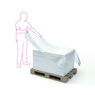 Topark, 30 µm, Rulle, 900 mm x 440.00 m, Perforeret for hver 1100mm, LD-PE, transparent, rulle a 400 stk