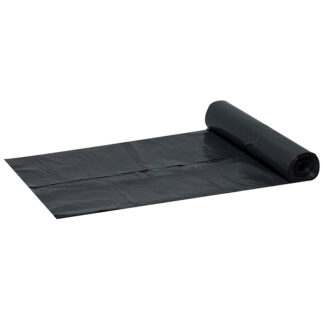 Affaldssække, 53 µm, 1000 x 1000 mm, LD-PE, sort, 150 l, rulle a 10 poser