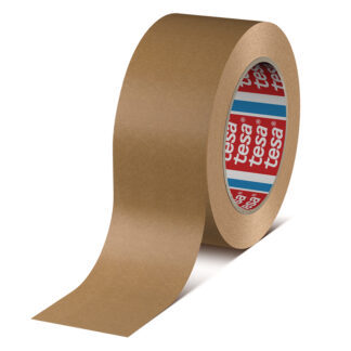 Pakketape, TESA 4513, 50 mm x 50.00 m, samlet tykkelse 105 µm, kernediameter: 76 mm, Rulle, Kraftpapir, Syntetisk gummi, brun, kasse a 36 ruller, palle a 1296 ruller