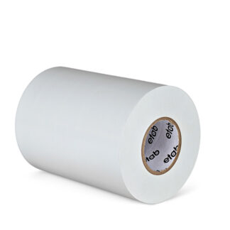 Markeringstape, 100 mm x 20.00 m, samlet tykkelse 180 µm, kernediameter: 76 mm, Rulle, PVC, Naturgummi, hvid, kasse a 30 ruller, palle a 1080 ruller